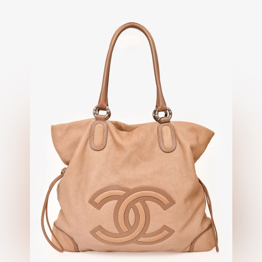 CHANEL Tan Tote Bag